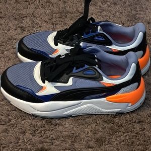 Puma Soft Foam, Excellent Condition, Blue,White,Black and Orange. Size 9